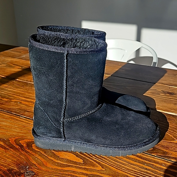 Koolaburra by Ugg Girls Size 5 Black Boots - Picture 4 of 8